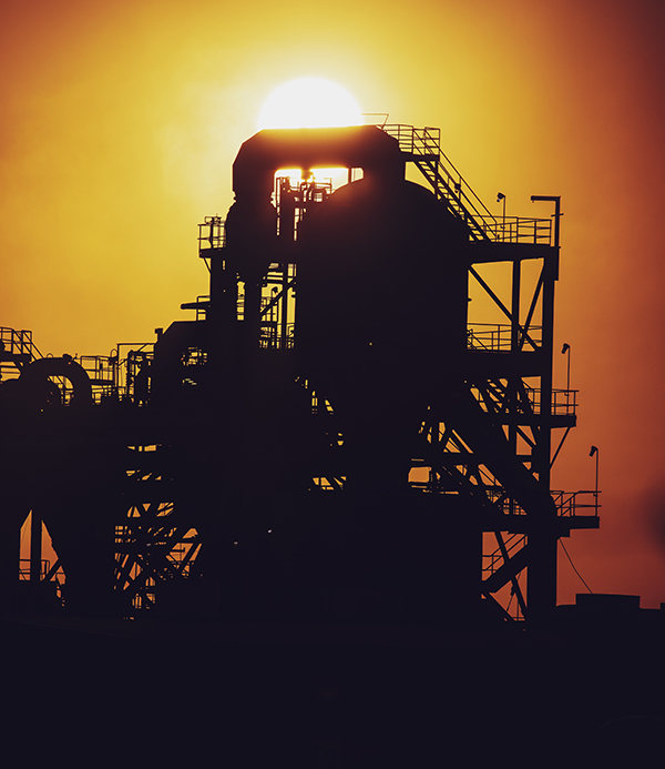 Operational excellence: Boron operations at sunset